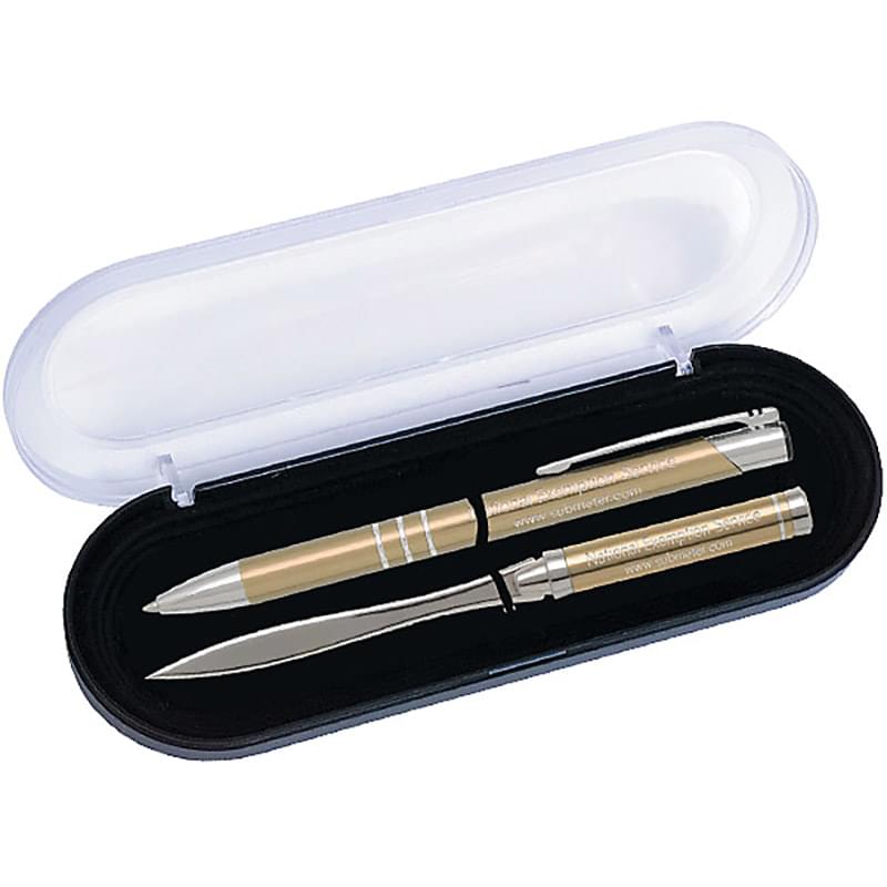 Triple Classic Pen & Letter Opener Gift Set