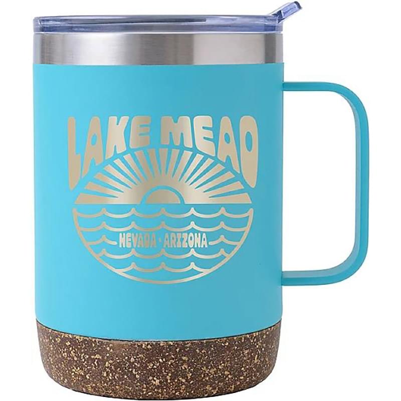 Saratoga Cork Bottom Brite Mug 12 oz