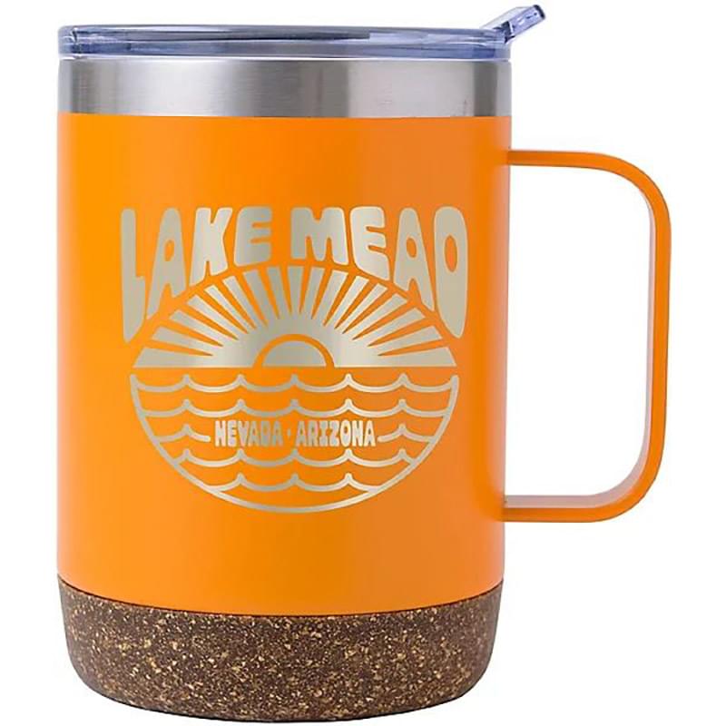 Saratoga Cork Bottom Brite Mug 12 oz