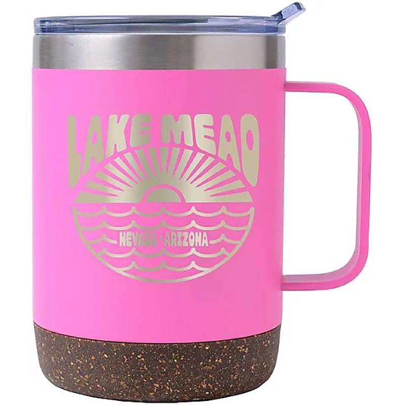 Saratoga Cork Bottom Brite Mug 12 oz