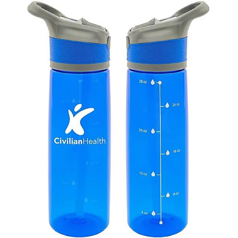 Hydrate Tritan Bottle W Measurement 28 oz