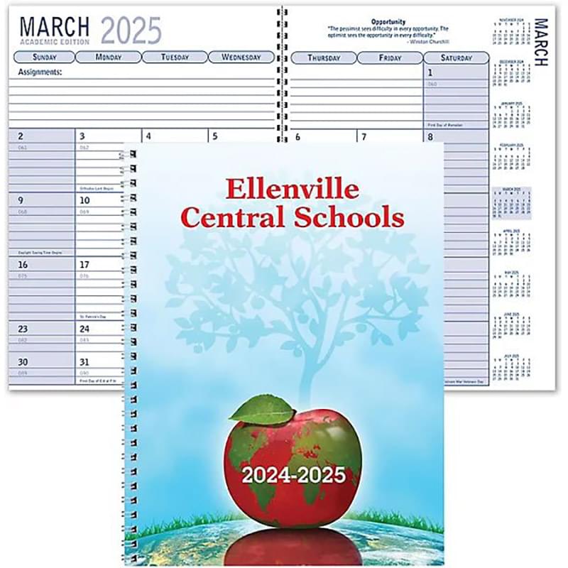 HDI&trade; Custom Spiral Academic Planner (7"x10")