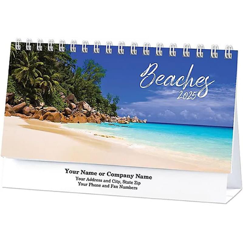 Beaches Standard Desk Calendar