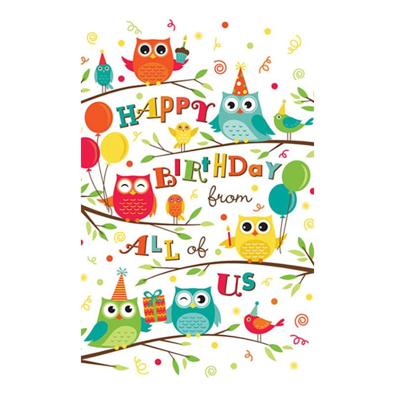 Birthday Owls Card