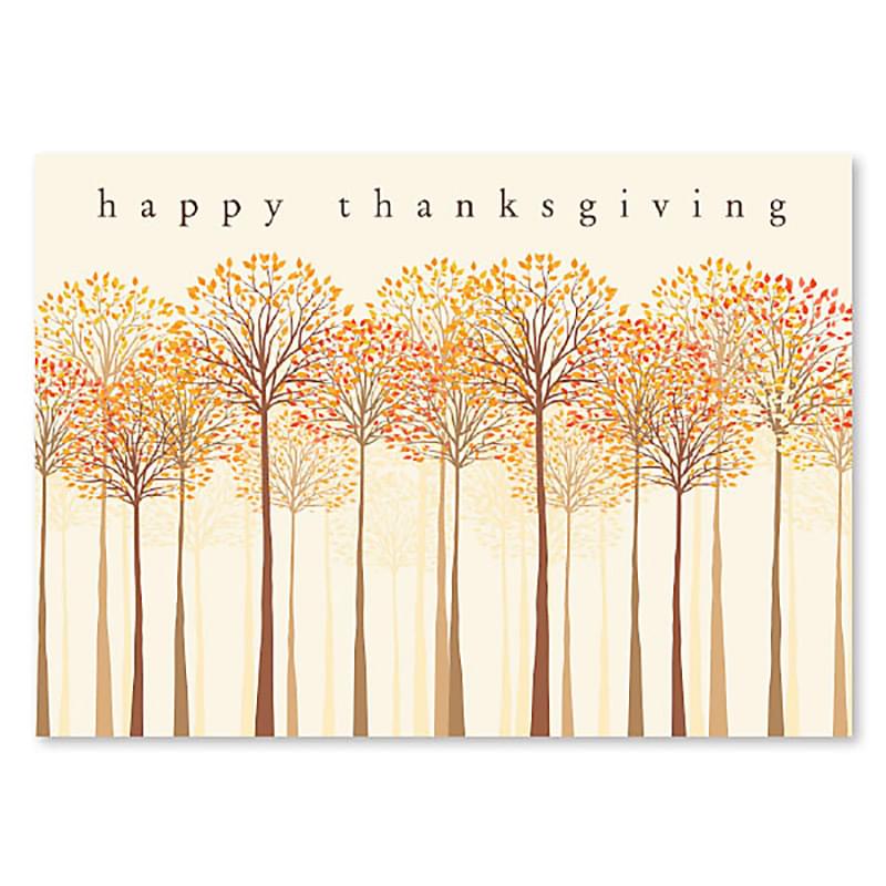 Thankful Trees Greeting Card