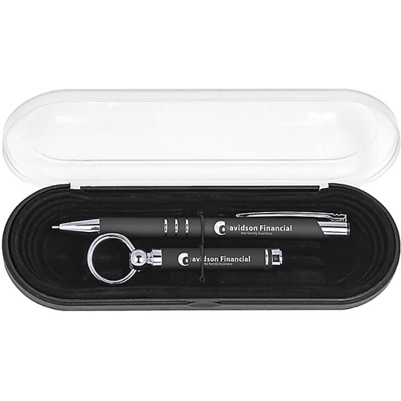 Triple Soft-Tech Pearl Gel Pen & Pocket Soft Tech Key Ring Set