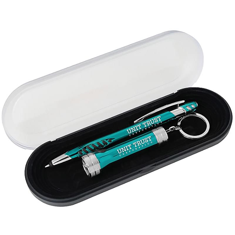 Stylus Vision Pen & Vibrant Key Ring Gift Set