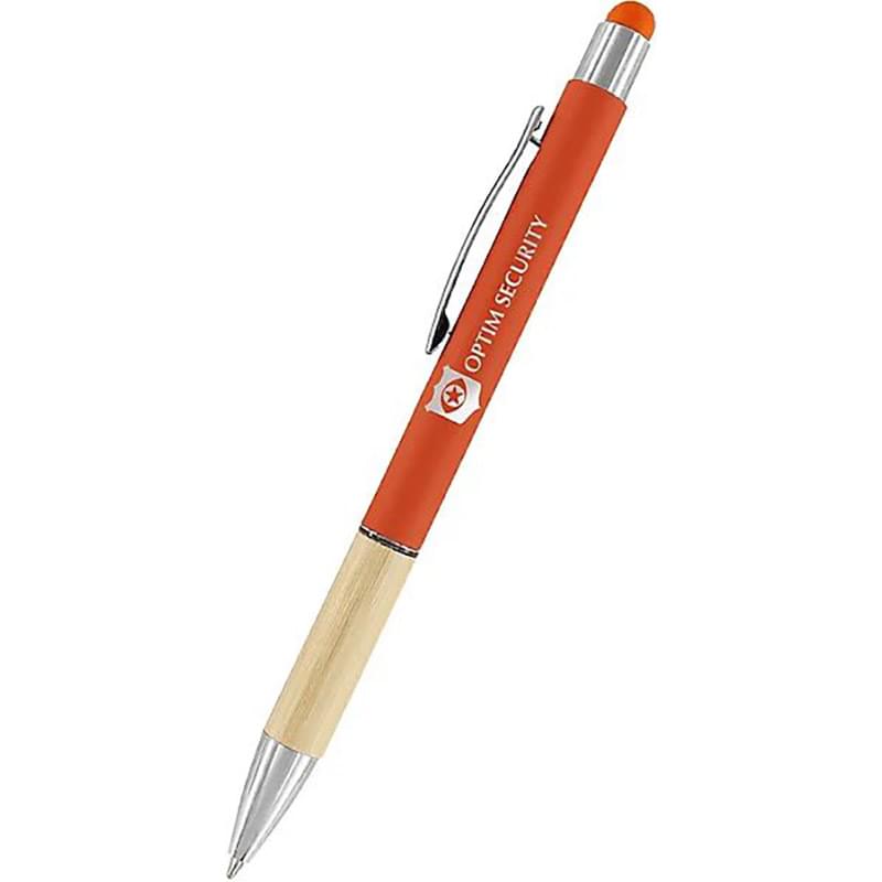 Saratoga Bamboo Grip Stylus Pen