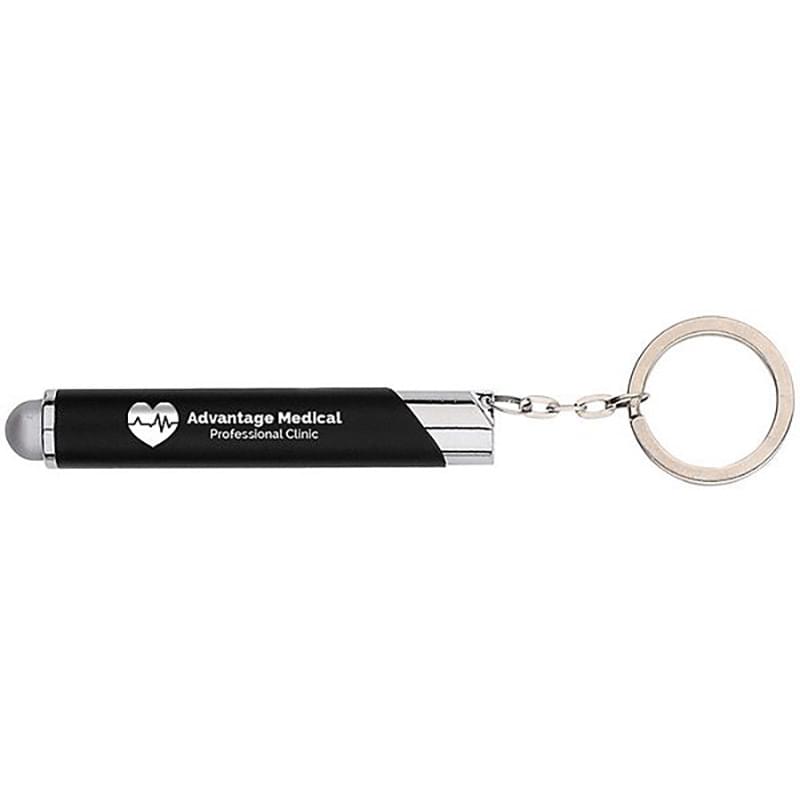 Touch-Free Retractable Stylus Keychain