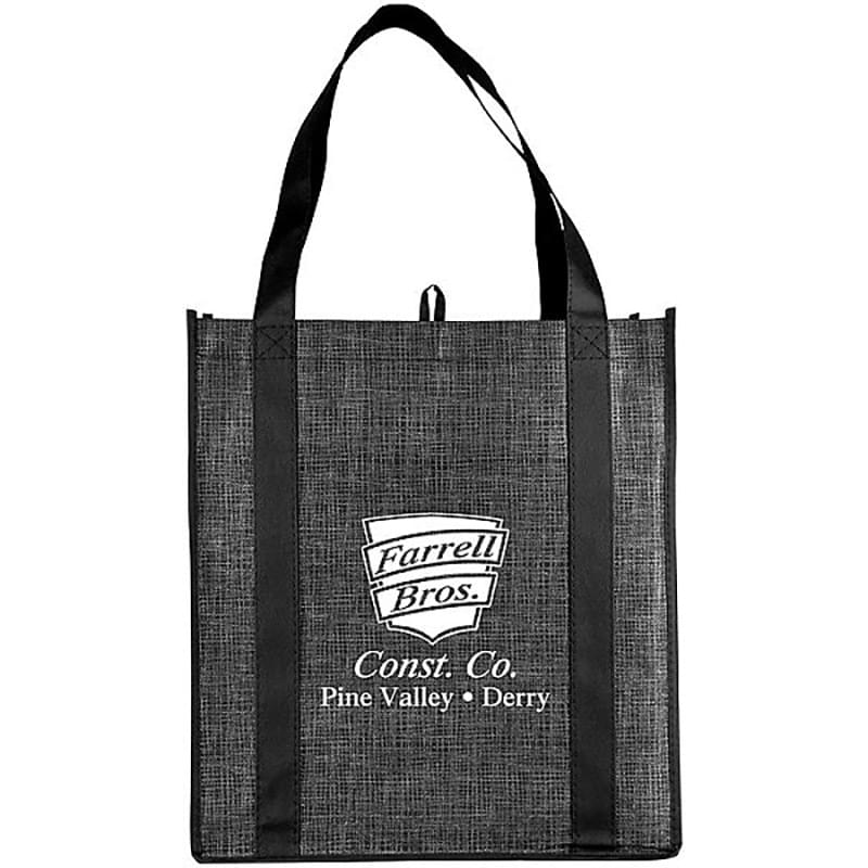 COLOSSAL TWO-TONE GROCERY TOTE