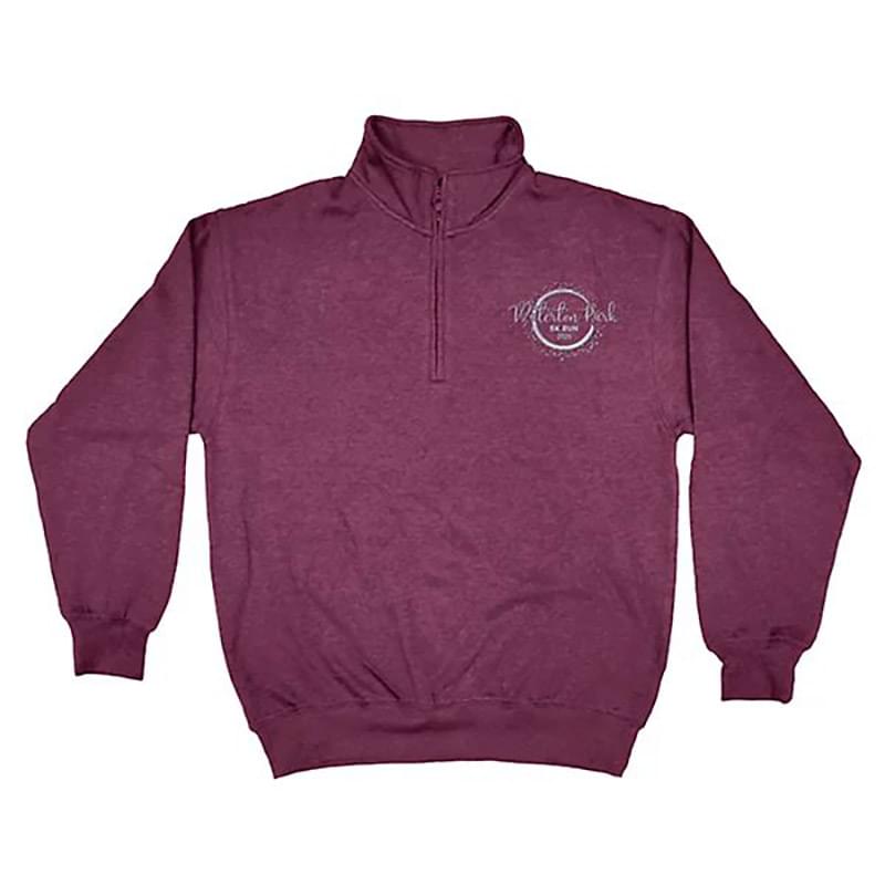 Adult 1/4 Zip Fleece Pullover - Embroidered