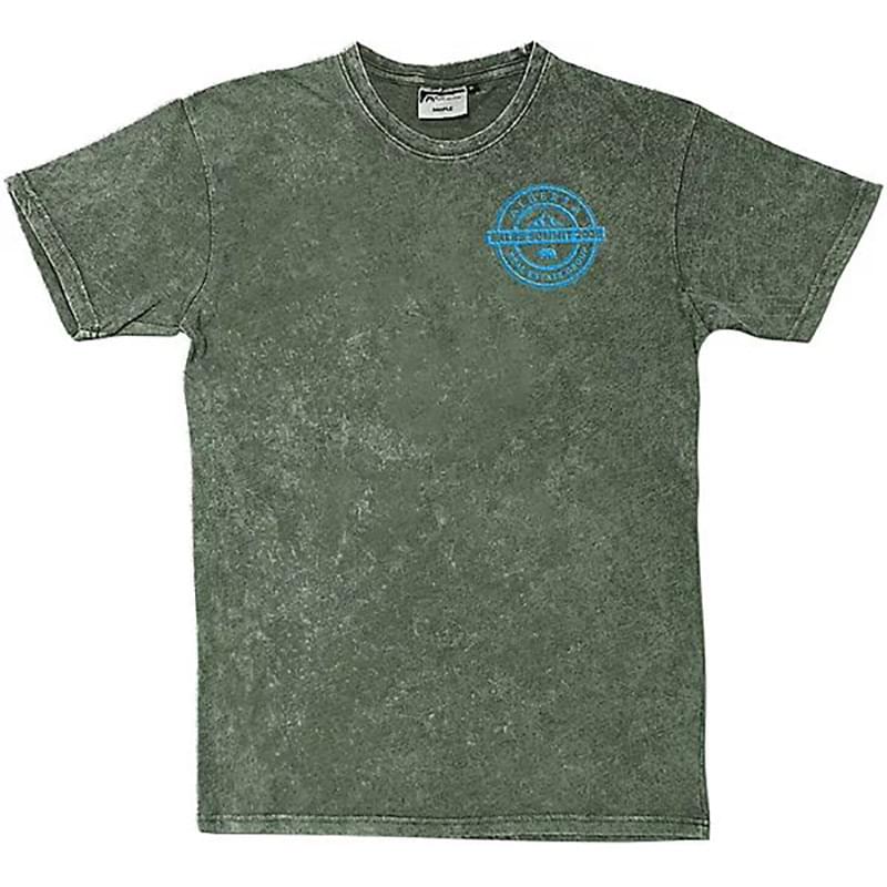 Acid Wash Short Sleeve T-Shirt - Embroidered