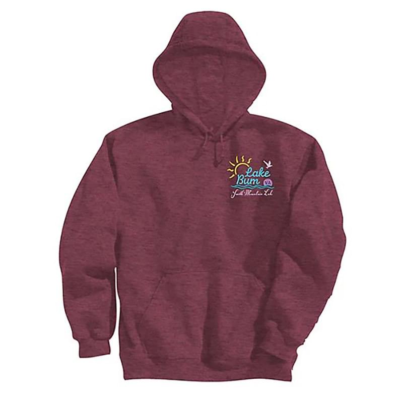 Adult Vintage Heather Hoodie - Embroidered
