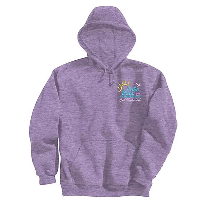 Adult Vintage Heather Hoodie - Embroidered
