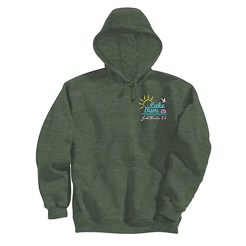 Adult Vintage Heather Hoodie - Embroidered