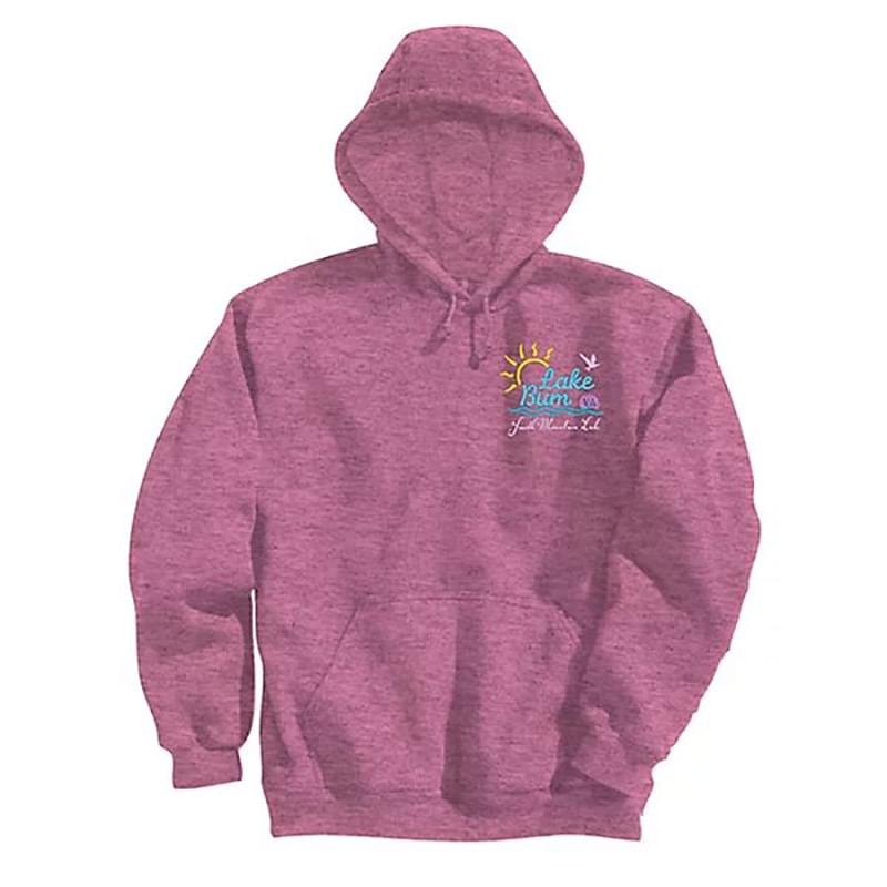 Adult Vintage Heather Hoodie - Embroidered
