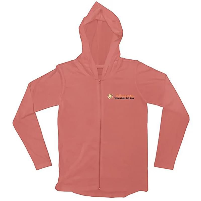 Light Weight Full Zip Hooded Jersey - Embroidered