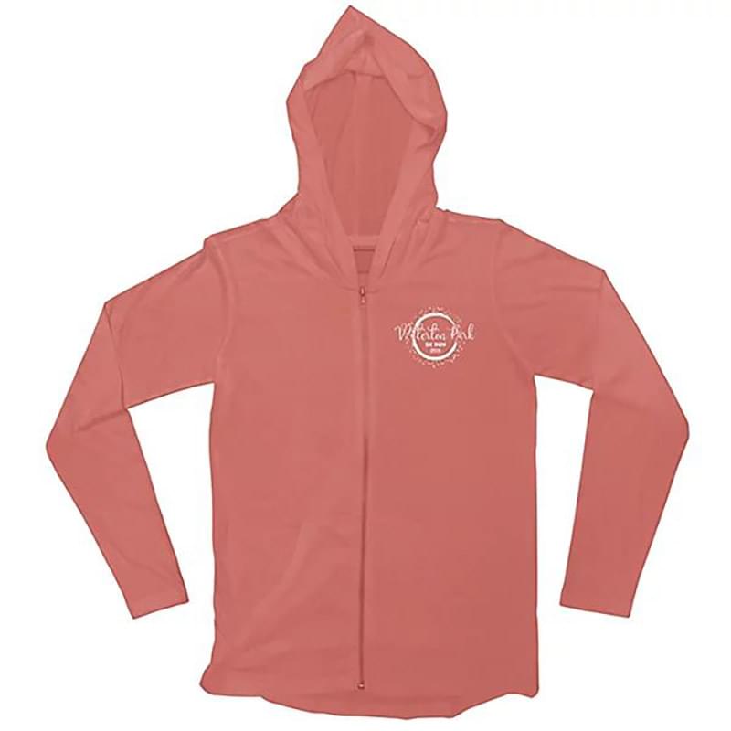 Light Weight Full Zip Hooded Jersey - Screen