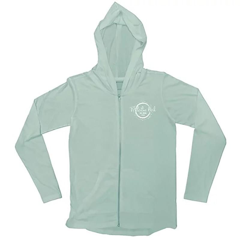 Light Weight Full Zip Hooded Jersey - Screen