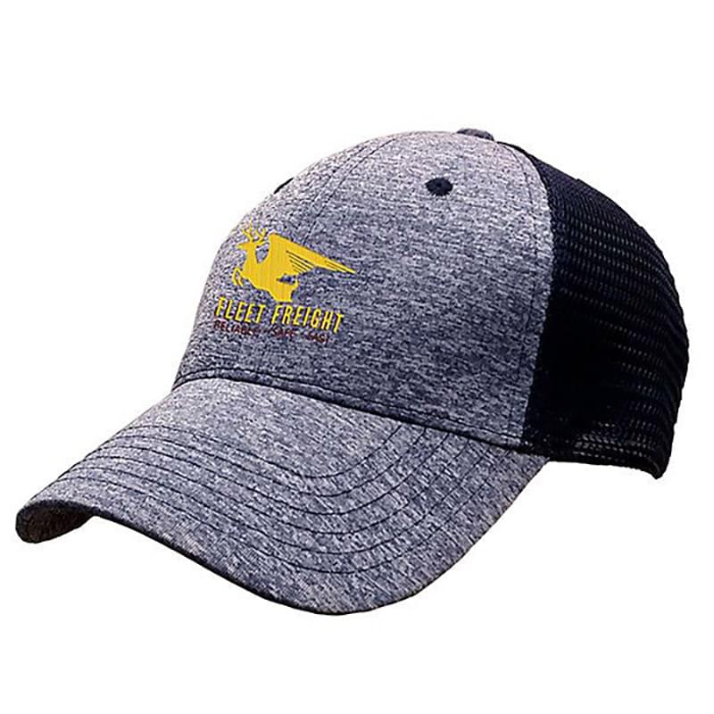Comic Trucker Hat With Mesh - Embroidered