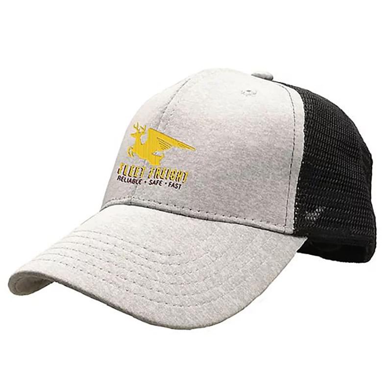 Comic Trucker Hat With Mesh - Embroidered