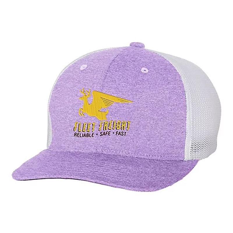 Comic Trucker Hat With Mesh - Embroidered