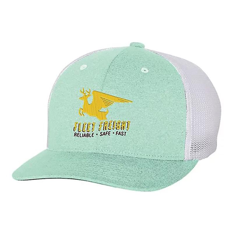 Comic Trucker Hat With Mesh - Embroidered