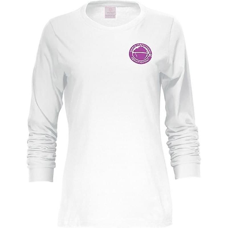 Screen Printed Ladies' Long Sleeve T-Shirt