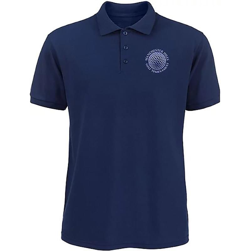 Embroidered Men's 50/50 Polo Shirt