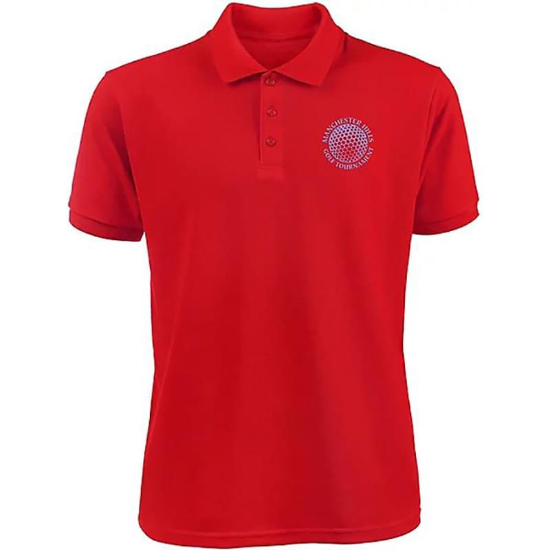 Embroidered Men's 50/50 Polo Shirt