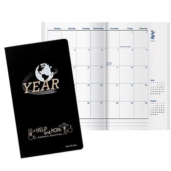 Inspire World Classic Monthly Pocket Planner w/4 Color Map
