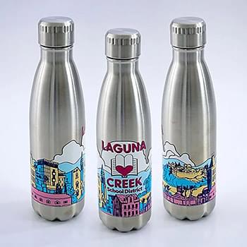 Full Color Saratoga Voyager Stainless Bottle 17Oz