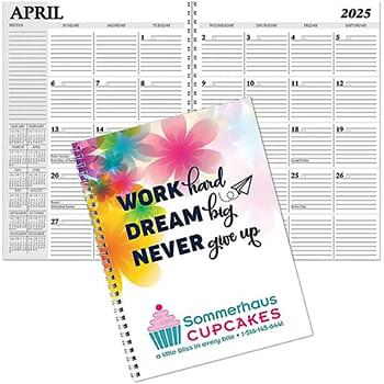 Hdi&trade; Full Color Spiral Desk Planner (7X10)