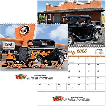 Full Color Days Gone By Spiral Wall Calendar