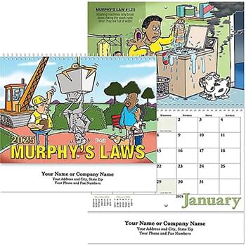 MURPHY'S LAWS WALL CALENDAR SPIRAL