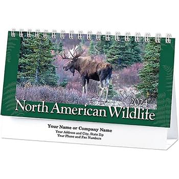 North American Wildlife Standard Desk Calendar