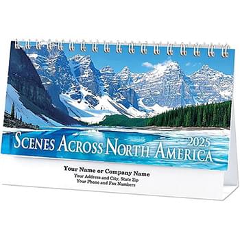 Scenes Across North America Standard Desk Calendar