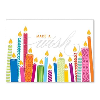 Candle Wishes Greeting Card
