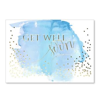 Get Well Soon Watercolor Card