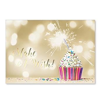 Sparkling Candle Birthday Card