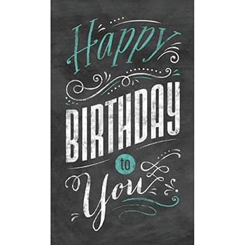 Chalkboard Happy Birthday Card