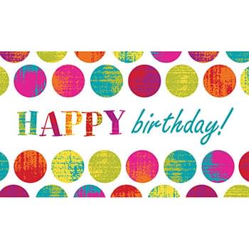 Birthday Polka Dots Greeting Card