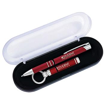 Triple Soft-Tech Pearl Gel Pen & Pocket Soft Tech Key Ring Set
