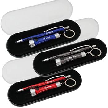 Stylus Classic Pen & Vibrant Key Ring Gift Set