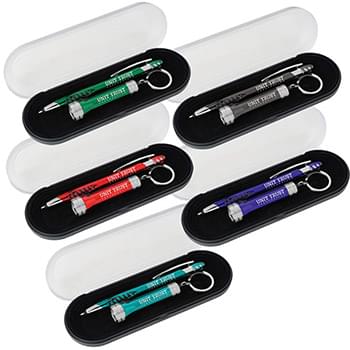 Stylus Vision Pen & Vibrant Key Ring Gift Set