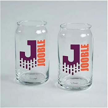 Full Color Arc Can Shape Glass Gift Set Of 2
