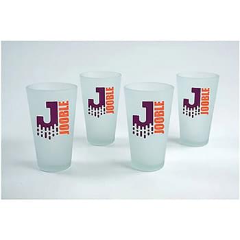 Frosted Mixing Glass Gift Set Of 4
