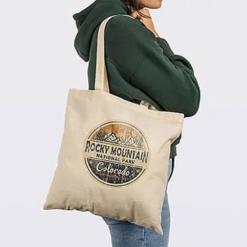FULL COLOR BUDGET COTTON TOTE 5 OZ