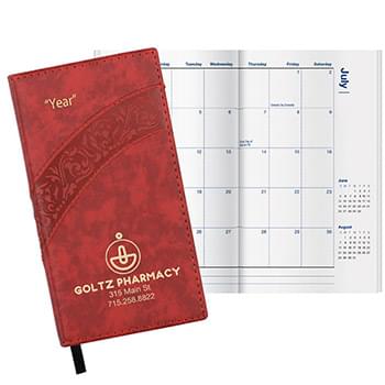 Duo Villa Classic Monthly Pocket Planner w/4 Color Map