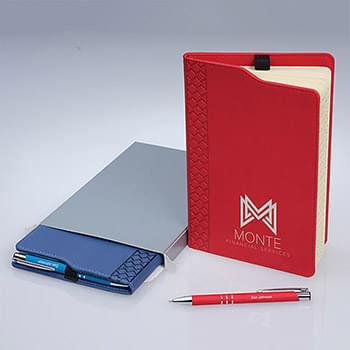 Monte Journal & Triple Soft-Tech Pen Gift Set